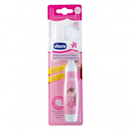 Comprar chicco cepillo de dientes eléctrico infantil rosa