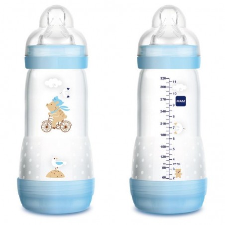 Comprar mam easy start anti-colic biberón silicona azul 320 ml 4+ m 1 unidad