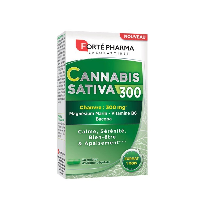 Comprar forté pharma cannabis sativa 300 30 cápsulas a precio online