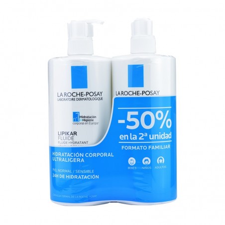 Comprar la roche posay duplo lipikar fluido 2 x 750 ml