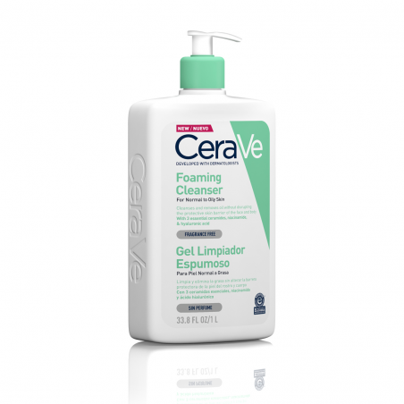 Comprar cerave gel limpiador espumoso 1 l