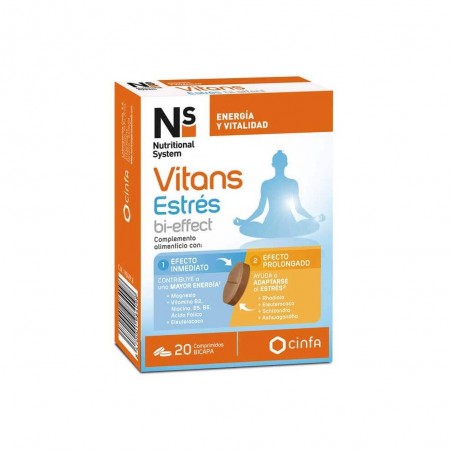 Comprar ns vitans estres bi-effect 20 comp