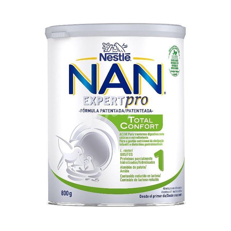 Comprar nan confort 1 total ac/ae 800 g a precio online