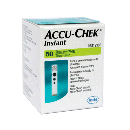 Comprar accu chek instant tiras reactivas 50 unidades