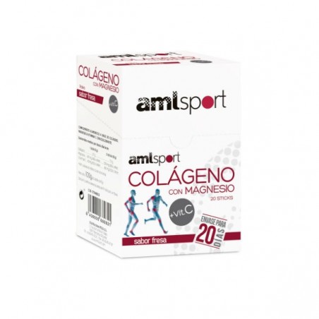 Comprar amlsport colágeno con magnesio + vitamina c 20 sticks