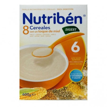 Comprar 8 cereales y miel digest nutribén 600 g