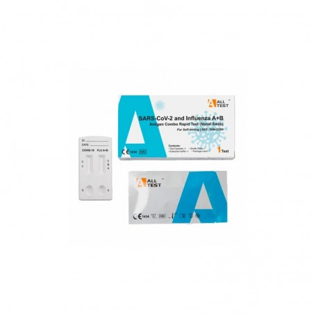 Comprar test combinado antígenos sars-cov-2 y gripe a/b