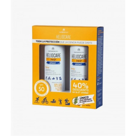 Comprar heliocare duplo 360º sport spf 50+ spray 100ml