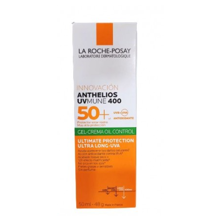 Comprar la roche posay anthelios spf50+ uvmune 400 gel-crema oil-control 50 ml