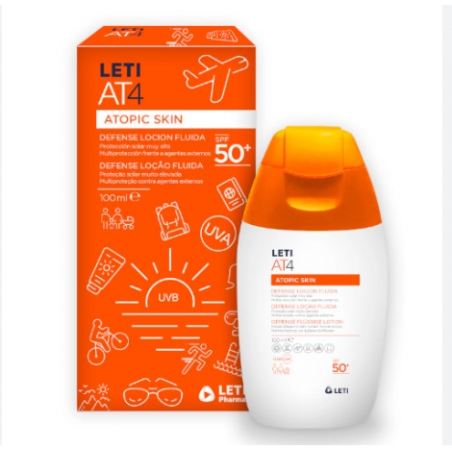 Comprar leti at4 defense spf50+ fluido 100ml