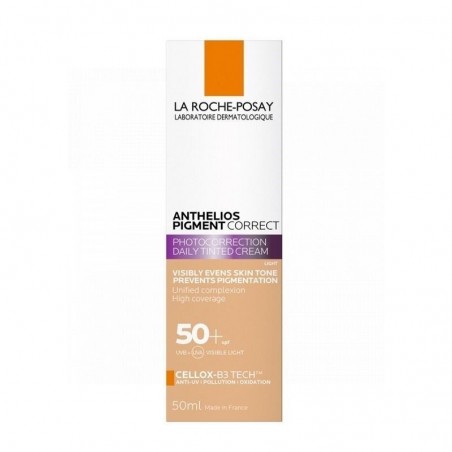 Comprar la roche-posay anthelios pigment correct spf50+ tono claro 50 ml