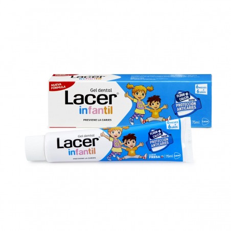 Comprar lacer gel dental fresa infantil 50 ml