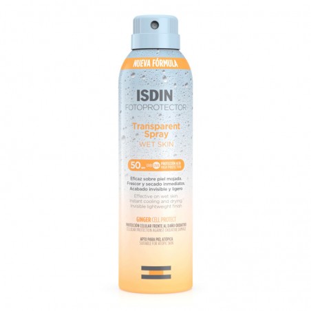 Comprar isdin fotoprotector spf50 spray transparent wet skin 100 ml