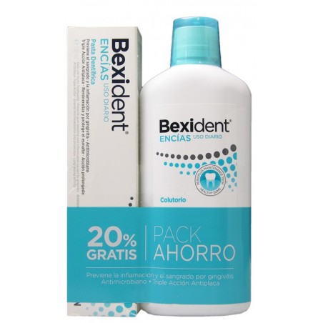 Comprar bexident encías pasta + colutorio 125+500 ml