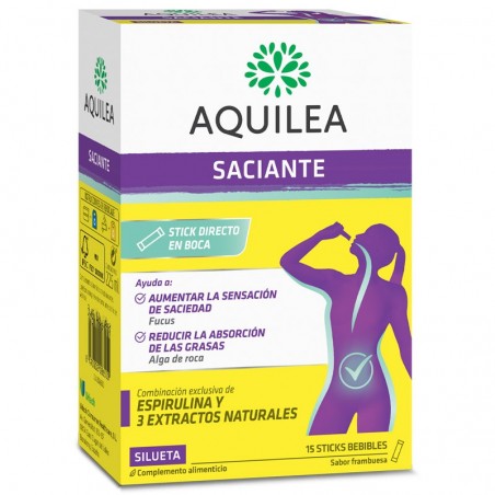 Comprar aquilea saciante 15 sticks bebibles sabor frambuesa