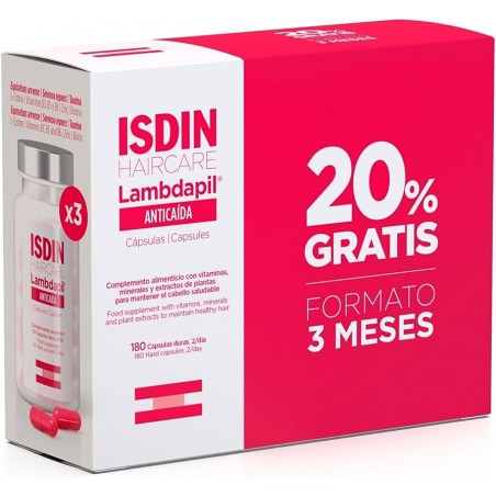 Comprar lambdapil anticaída 180 cápsulas