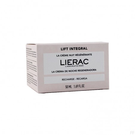Comprar lierac lift integral la crema de noche regeneradora recarga 50 ml