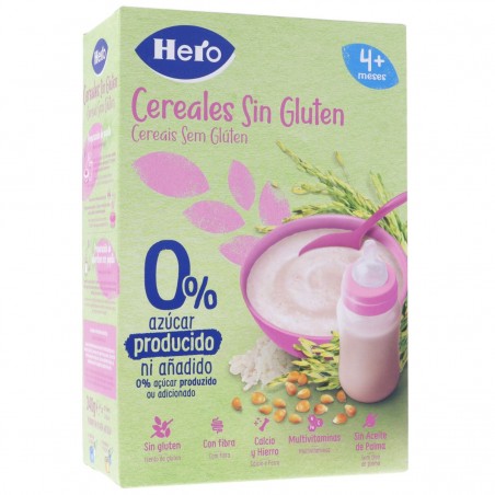 Comprar hero baby papilla cereales sin gluten 340g