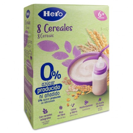 Comprar hero baby papilla 8 cereales 340g a precio online