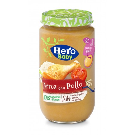 Comprar hero baby potito arroz con pollo 235g