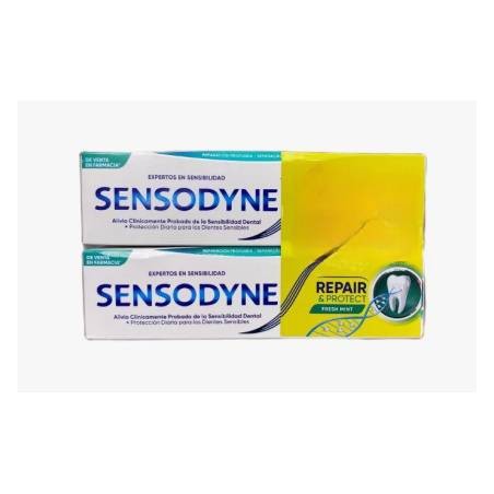 Comprar sensodyne repair & protect duplo fresh mint 2x75 ml