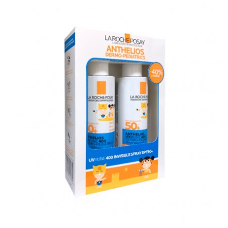 Comprar la roche posay anthelios pediatrics spray uvmune 400 invisible duplo 2 x 200 ml spf50+