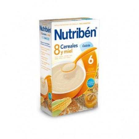 Comprar 8 cereales y miel calcio nutribén 300 g