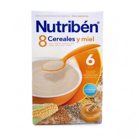 Comprar 8 cereales y miel nutribén 600 g