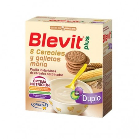 Comprar blevit plus duplo 8 cereales y galletas 600 g al mejor precio en Pharmazon, tu farmacia online Comprar blevit plus duplo 8 cereales y galletas 600 g
