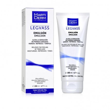 Comprar martiderm legvass emulsión corporal 200 ml al mejor precio en Pharmazon, tu farmacia online Comprar martiderm legvass emulsión corporal 200 ml