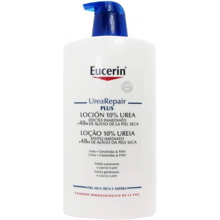 Comprar eucerin urea repair loción 10% urea 1000 ml al mejor precio en Pharmazon, tu farmacia online Comprar eucerin urea repair loción 10% urea 1000 ml