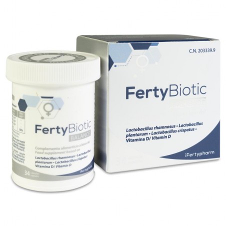 Comprar fertybiotic balance 34 cápsulas al mejor precio en Pharmazon, tu farmacia online Comprar fertybiotic balance 34 cápsulas